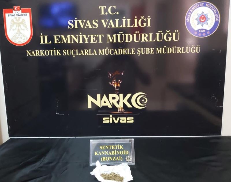 Sivas’ta uyuşturucuya yönelik suçlardan 31 kişiye işlem yapıldı